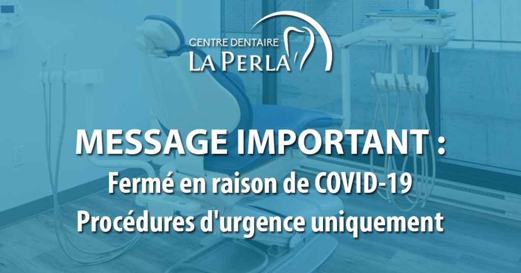 Message Important concernant – COVID-19